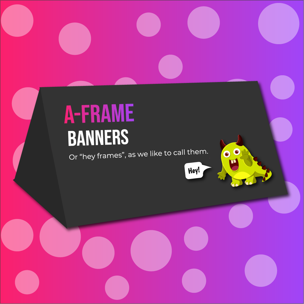 An A-frame sock on a gradient background. Produced by Brand Monster